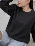 Cool Moms Don't Trust The Government | Embroidered Crewneck Sweater | Pre-order