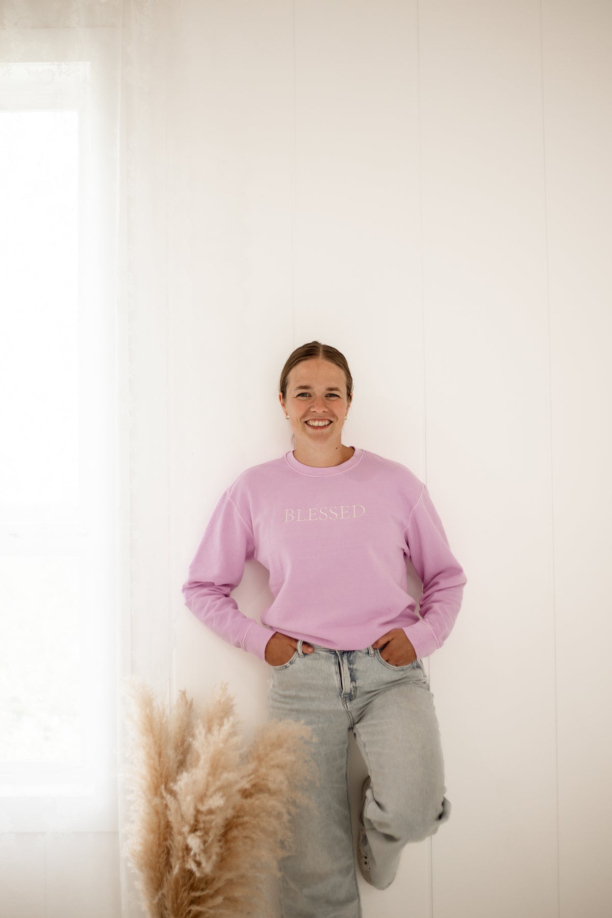 Blessed | Embroidered Crewneck Sweater