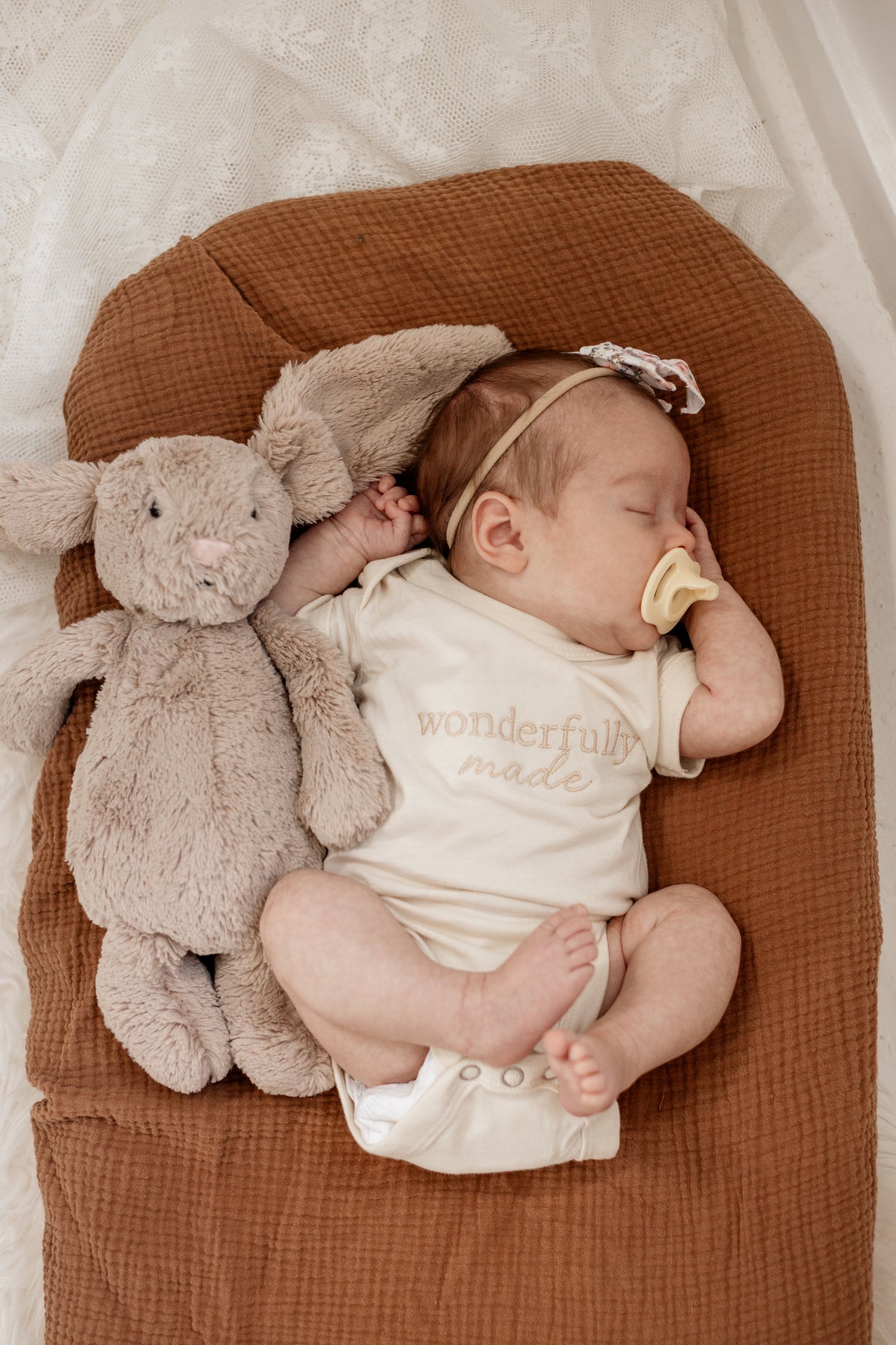 Wonderfully Made | Embroidered Onesie
